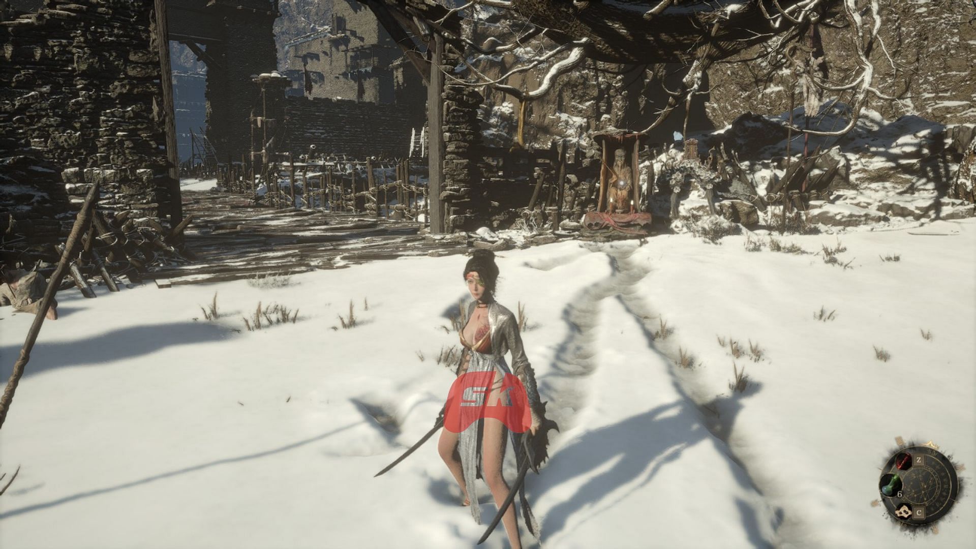 Dual Blades in Wuchang: Fallen Feathers (Image via Sportskeeda Gaming // 505 Games)